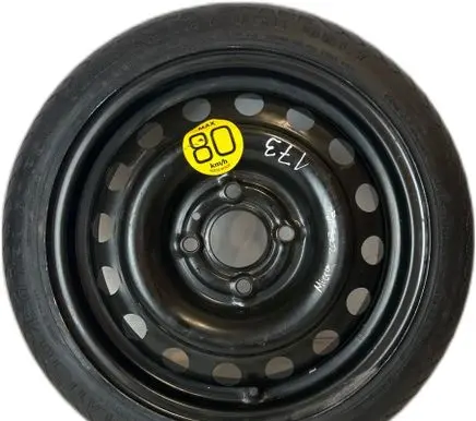 Nissan Micra R12 spare wheel