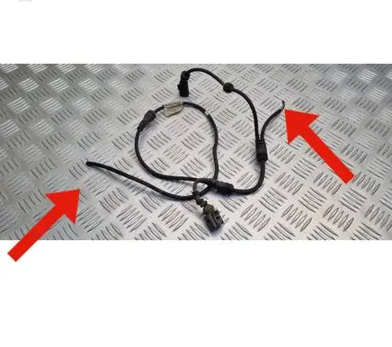 Audi A6 S6 C6 4F Front ABS sensor wiring 4F0972252A