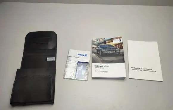 BMW 7 G11 G12 Owners service history hand book 2982694 01402982694