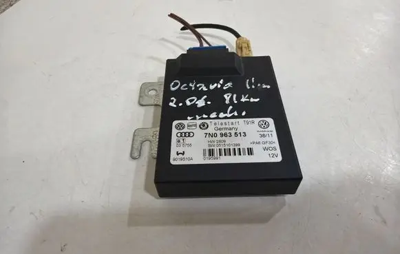Skoda Octavia Mk2 (1Z) Auxiliary heating control unit/module 7N0963513