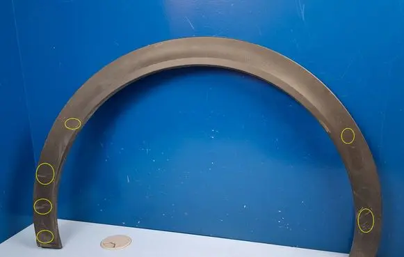 Rear arch trim