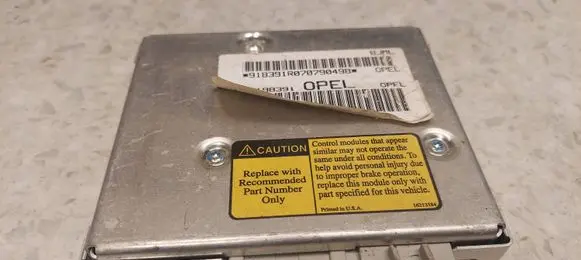 Opel Sintra ABS control unit/module 16198391
