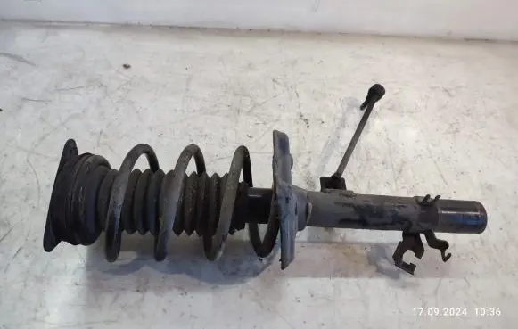Front shock absorber with coil spring