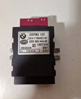 BMW 5 E60 E61 Fuel injection pump control unit/module 718042701 12037310