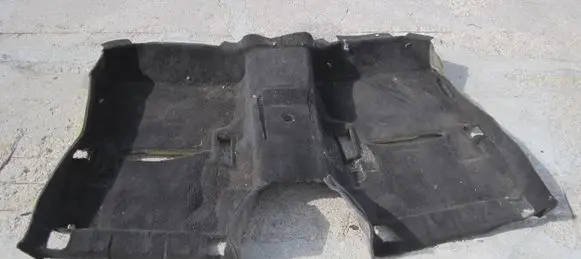 Mercedes-Benz CL C140 Rear floor carpet liner A1406800341