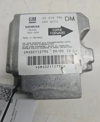 Opel Zafira A Airbag control unit/module 24416704