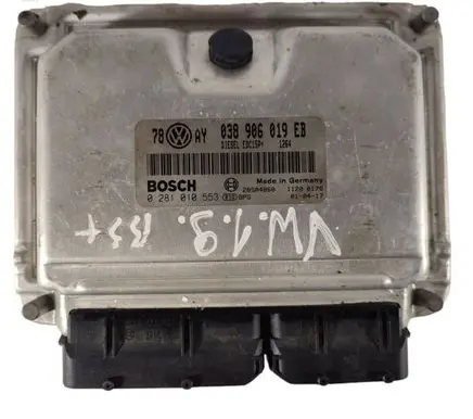 Volkswagen PASSAT B5.5 Engine control unit/module 038906019EB 28SA4860 0281010553
