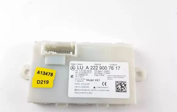 Mercedes-Benz E W213 Keyless (KESSY) go control unit/module A2229007617 A2139018203 A2229020717