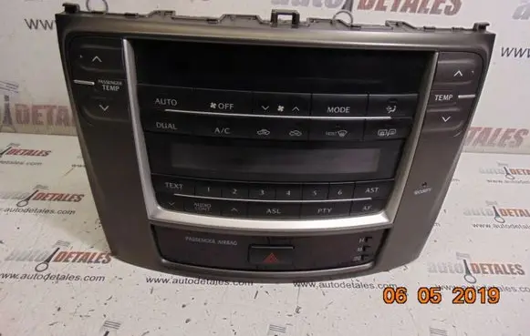 Lexus IS 220D-250-350 Climate control unit 5541253050