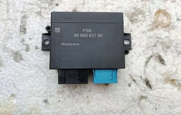 Peugeot 3008 I Parking PDC control unit/module 9666663780