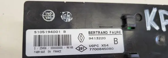 Renault Safrane Other control units/modules 7700845080 9413220 S105194001B
