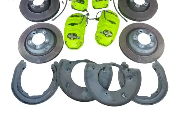Porsche Cayenne (9Y0 9Y3) Brake discs and calipers set 9Y0615403DE 9Y0615105GM 9Y0615106GM