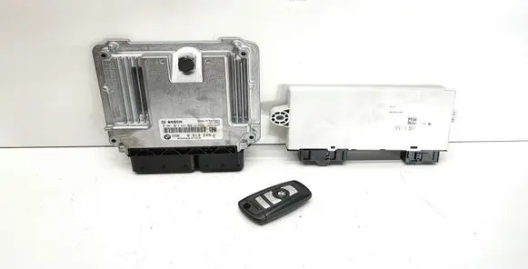 BMW X3 F25 Engine ECU kit and lock set 8513249 0281017647 9241973