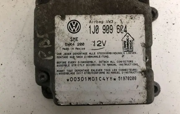 Volkswagen PASSAT B5 Airbag control unit/module 1J0909604 5WK4200