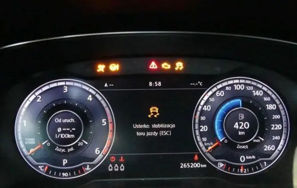 Volkswagen PASSAT B8 Speedometer (instrument cluster) 3G0920798A IMPRK1353356