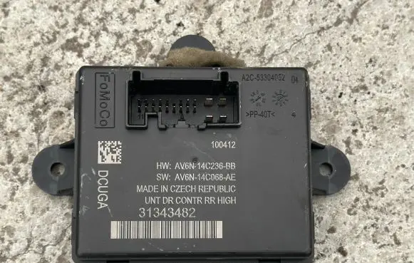Volvo V60 Door control unit/module 31343482 AV6N14C236BB AV6N14C068AE
