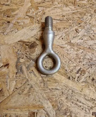 Towing hook eye
