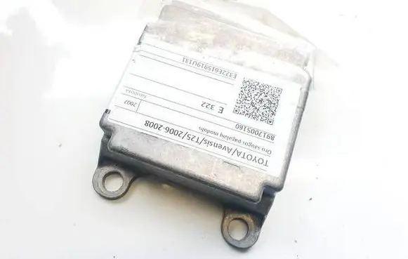 Toyota Avensis T250 Airbag control unit/module 8917005160
