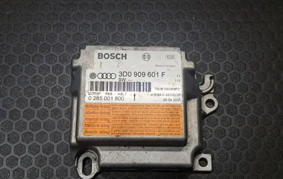 Volkswagen Touareg I Airbag control unit/module 3D0909601F 0285001800 0038100GR8P2
