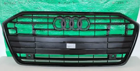 Audi A6 S6 C8 4K Front bumper upper radiator grill DEFECT 4K0853651C FULLBLACK