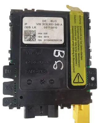 Volkswagen PASSAT B6 Steering angle sensor 3C0953549A 05113810 01104052920136