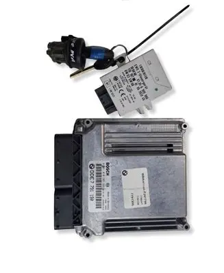 BMW 3 E46 Engine ECU kit and lock set 0281010565 61356905666