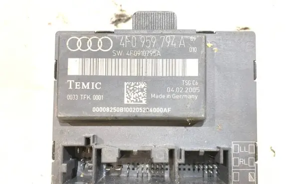 Audi A6 S6 C6 4F Door control unit/module 4F0959794A 4F0910795A 0033TFK0001