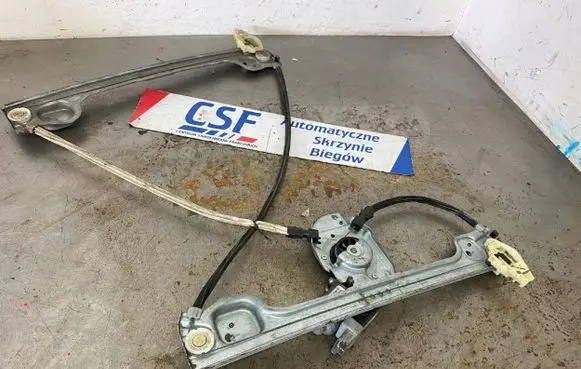 Peugeot 1007 Front door window regulator with motor 118357AVG
