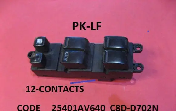 Nissan Primera Electric window control switch 25401AV640 C8DD702N