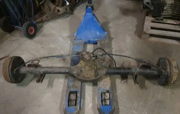 Rear axle beam