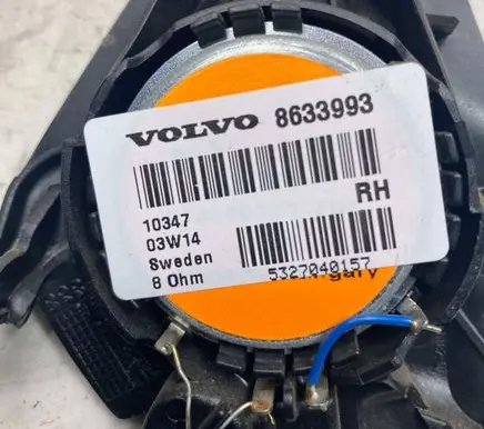 Volvo XC70 Front door speaker 8633993 5327040157 10347