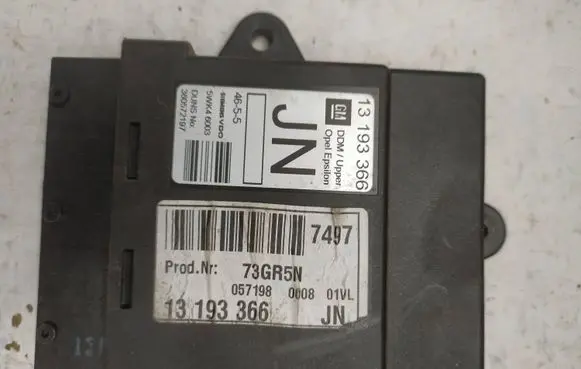Opel Vectra C Door control unit/module 5WK46003 360572197 13193366