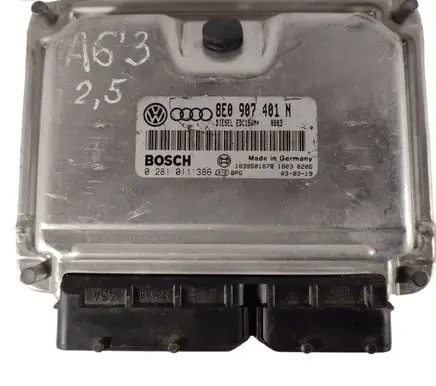 Audi A6 S6 C5 4B Engine control unit/module 8E0907401N 0281011386 1039S01878