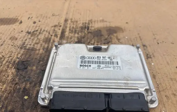 Audi A6 S6 C6 4F Engine control unit/module 8E0907401J 0281011387 1039S03402