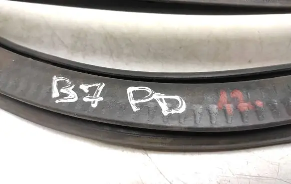 Volkswagen PASSAT B7 USA Front door rubber seal