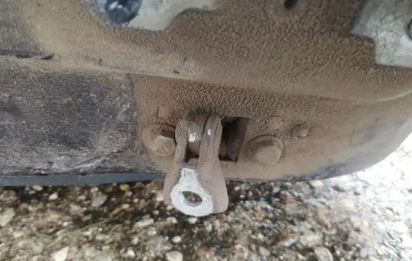 Renault Laguna II Rear door check strap stopper