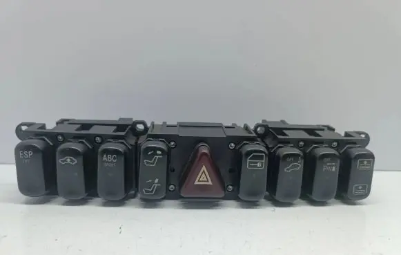 Mercedes-Benz CL C215 Hazard light switch 2158202810 3305030100 2158205210