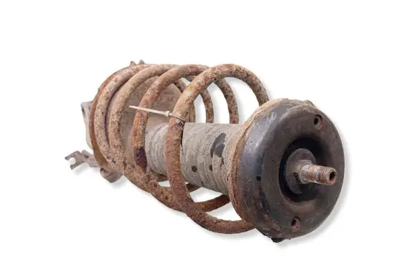 Citroen C4 I Front shock absorber with coil spring 