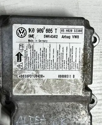 Volkswagen Jetta V Airbag control unit/module 1K0909605T 08080511B 5WK43412