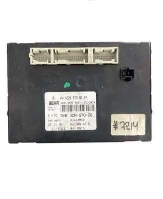 Mercedes-Benz S W221 Air conditioning/heating control unit A2218709987 5HB00867006