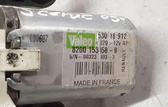 Renault Scenic II - Grand scenic II Rear window wiper motor 53018912 8200153458