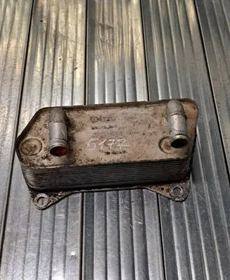 Volkswagen PASSAT B6 Engine oil radiator 02E409061B