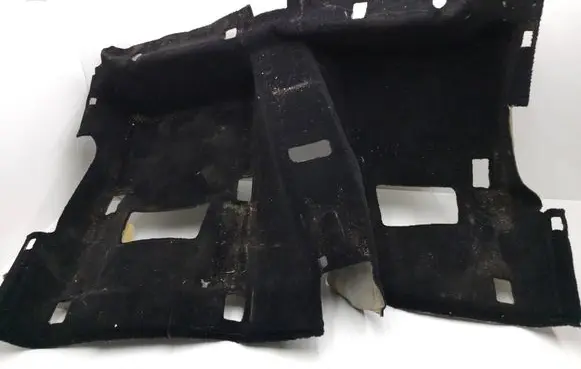 Mercedes-Benz CLS C219 Rear floor carpet liner A2196800541 059D9300762936 054119093