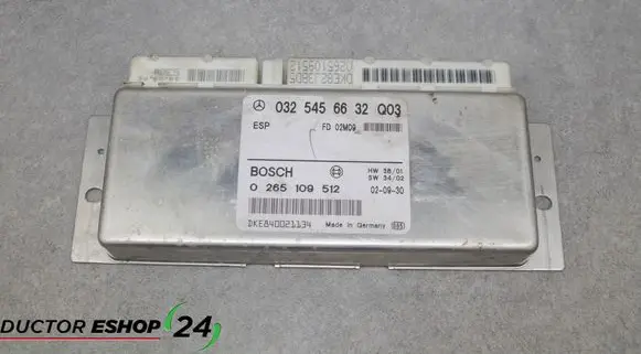 Mercedes-Benz E W211 ESP acceleration yaw rate sensor 0325456632 0265109512
