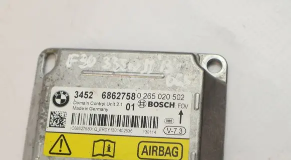BMW 3 F30 F35 F31 Airbag control unit/module 6862758 34526862758 0265020502