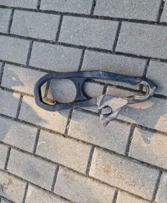 Towing hook eye