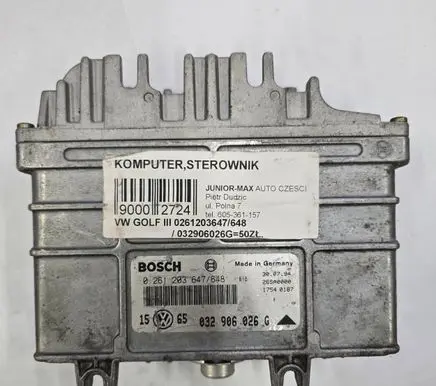 Volkswagen Golf III Engine control unit/module 032906026G 26SA0000 0261203647