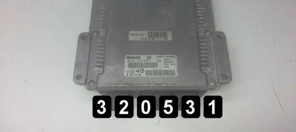 Citroen C5 Engine control unit/module 0281010886
