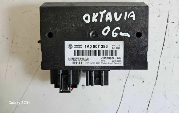 Skoda Octavia Mk2 (1Z) Tow bar trailer control unit/module 1K0907383 506153 22052006