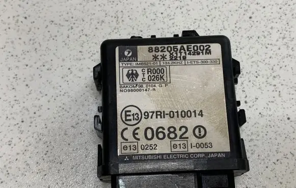 Subaru Outback Immobilizer control unit/module 88205AE002 X1T14291M E1397RI010014